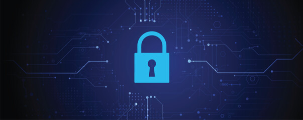 Cyber security technology for business and internet project with lock image © kras99