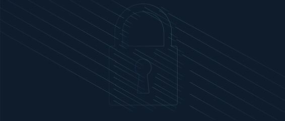 Cyber security technology for business and internet project with lock image © kras99
