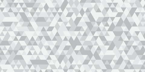 Fototapeta premium Minimal paper geometric white and gray low polygon triangle. vector paper origami wallpaper background. triangle gradient grid creative digital business low textile design.