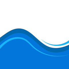 Naklejka premium Business Footer With Line Decoration