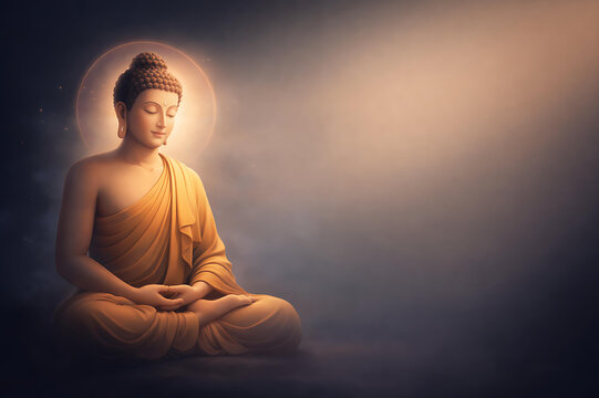 Gautam Buddha portrait for Buddha Jayanti,Vesak / Vesak Day,Buddha Poornima/ Purnima,Buddha Janmotsav,Buddha Birth Anniversary, Vesak Poya, Vaishakhi pournima