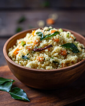 Little Millet Upma Premium Food Photo