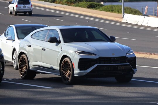 Lamborghini urus in california, usa 