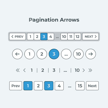Pagination Arrows Pagination Controls With Prev With Next
