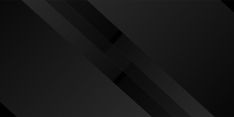 Obraz premium Black abstract background. Elegant dark diagonal shape elements. Modern luxury grey gradient graphic design.