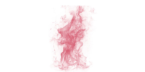 Naklejka premium Red smoke cloud fire flames texture isolated on black background for cinematic design abstract magic overlay element art