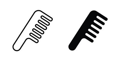 Fototapeta premium Hair brush icon. glyph style icon. Stroke icons