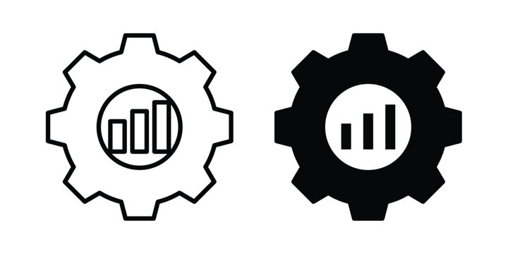 Optimization icon. glyph style icon. Stroke icons