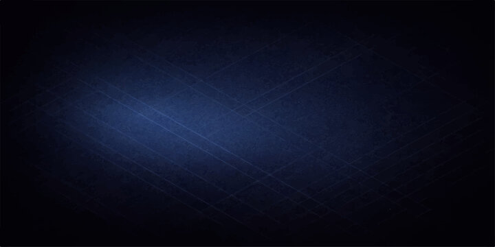 Dark blue abstract background with a light textured grunge pattern and vintage fabric material design featuring a black art backdrop