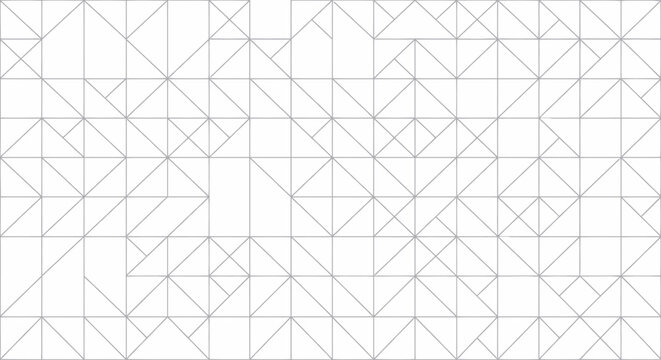 Abstract geometric pattern with triangles and squares