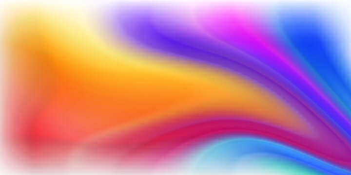 Vibrant multicolor gradient background with soft focus effect for modern design