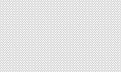 Fototapeta premium Vector geometric lines seamless pattern. White and gray abstract graphic striped ornament. Simple geometry, stripes, zigzag, chevron. Subtle modern linear background. Design for decor, print, package