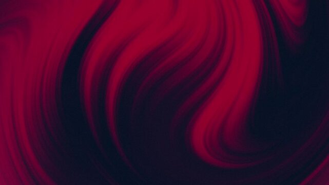 Abstract fluid liquid background with swirling crimson and dark waves