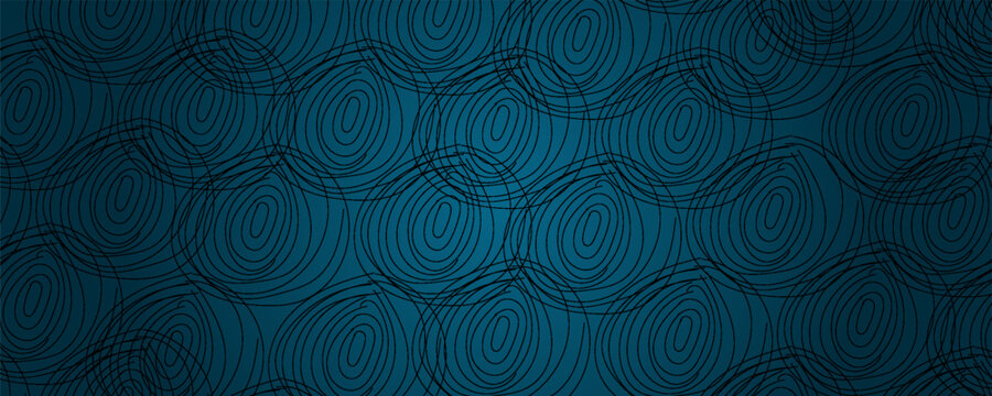Blue contours vector topography stylized height of the lines. The concept of a conditional geography scheme and the terrain path. Ultra wide size. Map on land vector terrain Illustration.