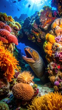 Underwater eel