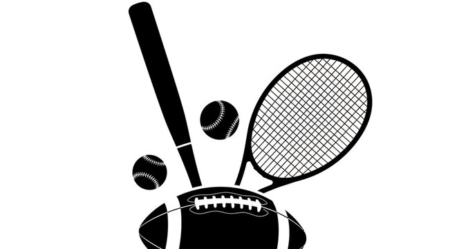 baseball bat and ball