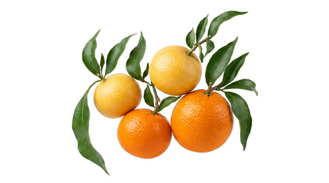 Fresh loquats on a tree branch with green leaves