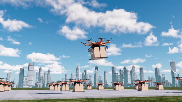 Low-altitude economy, low-altitude industry, unmanned aerial vehicle flying and moving around
