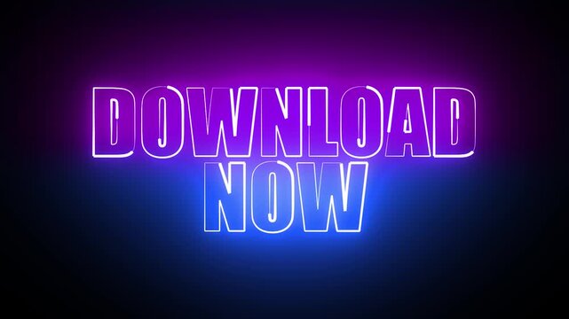 DOWNLOAD NOW NEON TITLE ANIMATION 