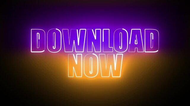 DOWNLOAD NOW NEON TITLE ANIMATION 