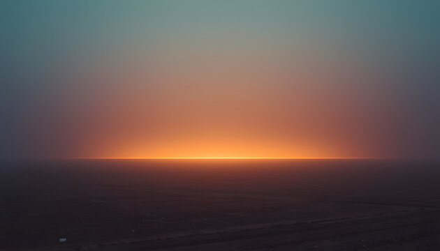 Dust Glow Horizon Landscape Background