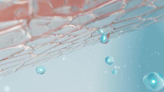 Cosmetics for skin care, cell repair, moisture replenishment and hydration, molecular essence