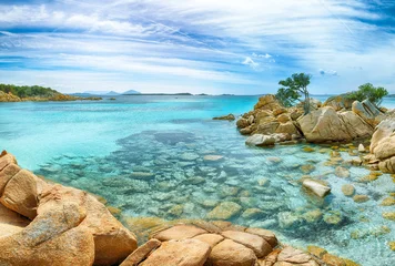 Unbelivable view of Capriccioli beach in Costa Smeralda. © pilat666