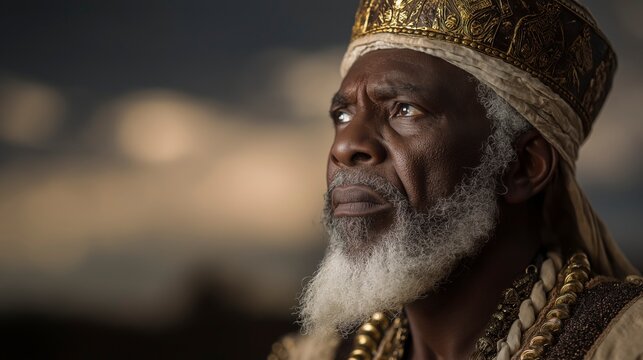 Jeremiah stands before King Zedekiah, speaking truth with bold resolve as power listens uneasily to a message of judgment and surrender.
