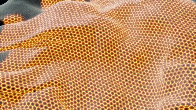 Heated and insulated locking graphene fabric