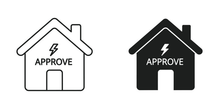 Visual representation of approval for energy or power-related decisions in residential contexts
