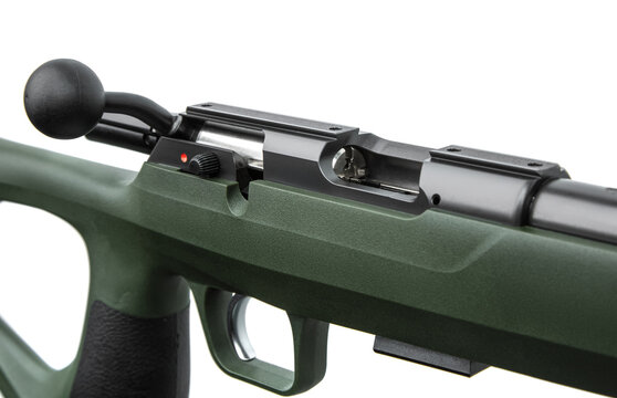 Detailed view of bolt action receiver