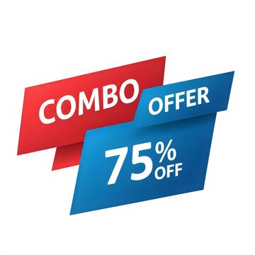 Discount combo offer 75 percent off