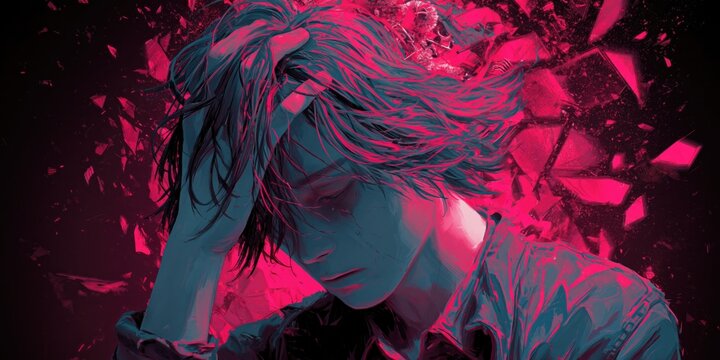 I'm losing my mind - mind blowing concept art for mental health