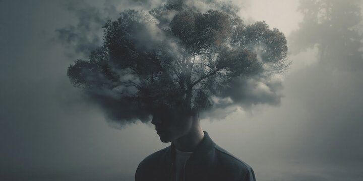 I'm losing my mind - mind blowing concept art for mental health