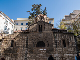 Obraz premium Viajando a un antiguo centro de la cultura occidental, Atenas, Grecia