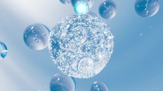 Cosmetics for skin care, cell repair, moisture replenishment and hydration, molecular essence