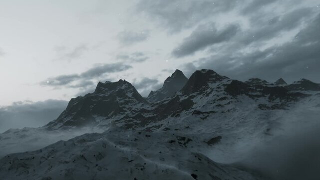 Climbing the snowy mountain with determination, successfully reaching the summit.