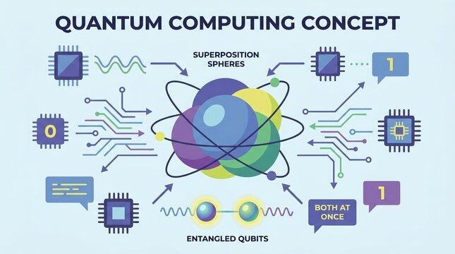 Exploring Quantum Computing: Unraveling the Concepts of Superposition and Entangled Qubits for Next-Generation Computational Power