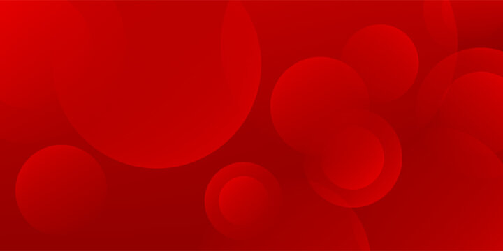 Abstract red background with red circles