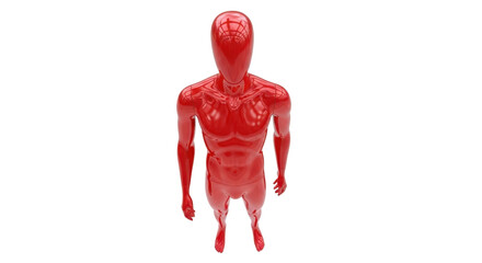 Fototapeta premium Red Spider-Man Suit Mannequin