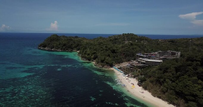 Drone Shot of Resort Construction &ndash; Boracay Philippines