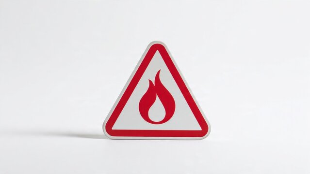 Flammable Material Warning Sign