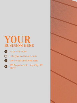 Clean Minimalist Business Card Template for Small Business