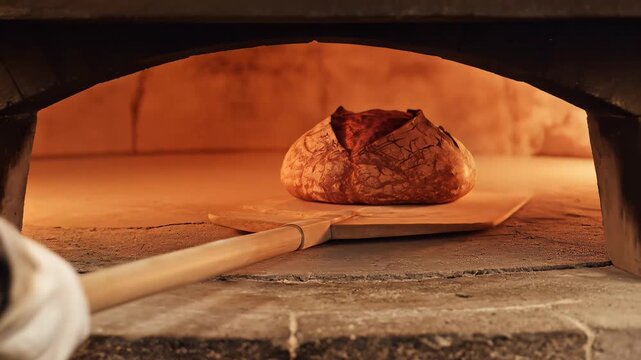 Artisan Sourdough Bread Baking in a Traditional WoodFired Oven 1.