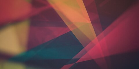 Obraz premium Generative AI,Dark Moody Abstract Geometric Prism Light Refraction Background