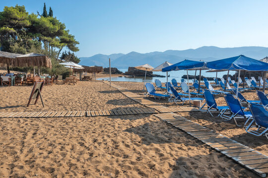 Amazing view of Lepeda Beach, Cephalonia, Greece