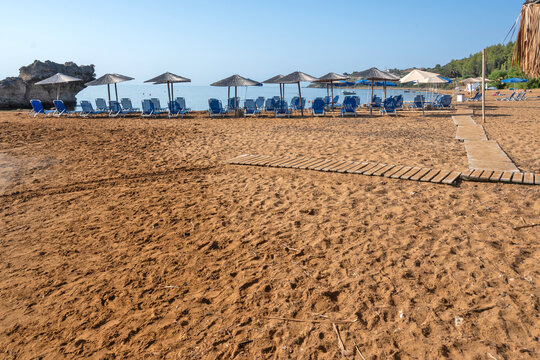 Amazing view of Lepeda Beach, Cephalonia, Greece