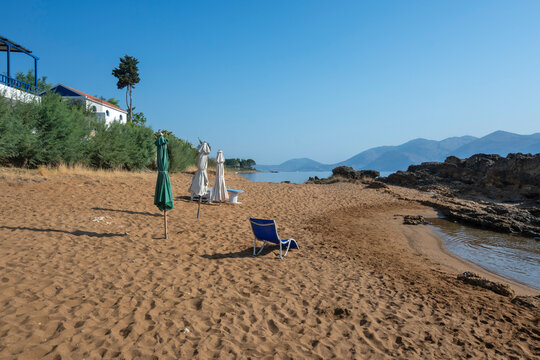 Amazing view of Lepeda Beach, Cephalonia, Greece
