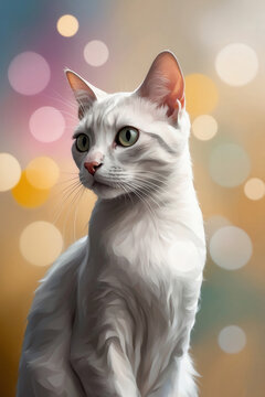 Cat portrait