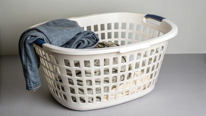 Obraz premium laundry basket with clothes